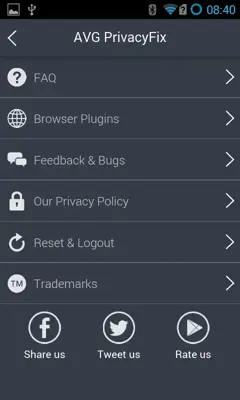 AVG Privacy Fix android App screenshot 0