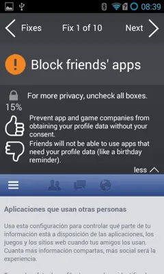 AVG Privacy Fix android App screenshot 1