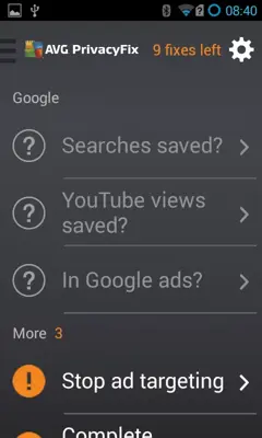 AVG Privacy Fix android App screenshot 4